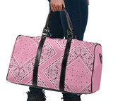 Lovely Pink Bandana Style Travel Bag