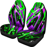 Racing Style Neon Colors Vibe Car Seat Covers