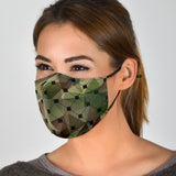 Luxury Green Army Style Protection Face Mask