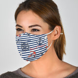 Sailor Style With Stripes Protection Face Mask