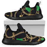Luxury Chain Mesh Knit Sneakers