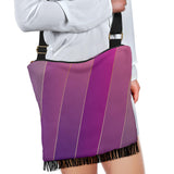 Glamour Purple Crossbody Boho Handbag