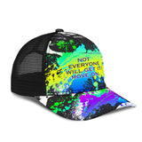 Not everyone will get it. Move on. Colorful Abstract Art Design With Neon Splash Mesh Back Cap