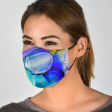 Abstract Fluid Colorful Art One Protection Face Mask