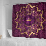 Purple Luxury Mandala Shower Curtain