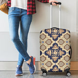 Ornamental Blue Love Luggage Cover