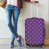 Lucky Purple Elephant Luggage Cover