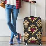 Luxury Royal Hearts Luggage Cover