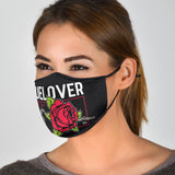 "True Lover With Red Rose" Protection Face Mask
