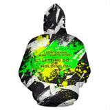 Letting go or holding on. Luxury Abstract Camouflage Art All Over Hoodie