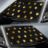 Luxury Golden Dots Auto Sun Shades