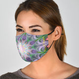 Luxurious Colorful Kaleidoscope Design Three Protection Face Mask