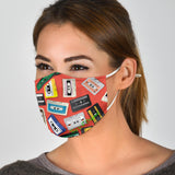 80'S Cassette Tape Art  Protection Face Mask