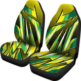 Racing Style Brazil Colors Car Seat Covers
