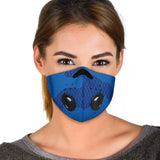 Blue Colorful Army - Camouflage Design Premium Protection Face Mask