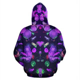 This is iT Original - Black Melancholy Place & Neon Colors Jellyfish Rave Party Hoodie