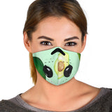 Amazing Luxury Avocado Art Premium Protection Face Mask