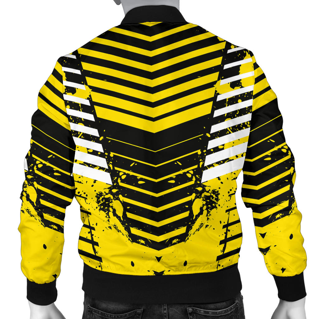 Yellow Cheetah Men's Bomber Jacket