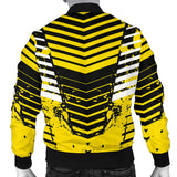 Racing Urban Style Black & Yellow Men's Bomber Jacket
