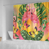 Flamingo Lovers Shower Curtain