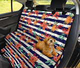 Summer Blue Strips Pet Seat Cover