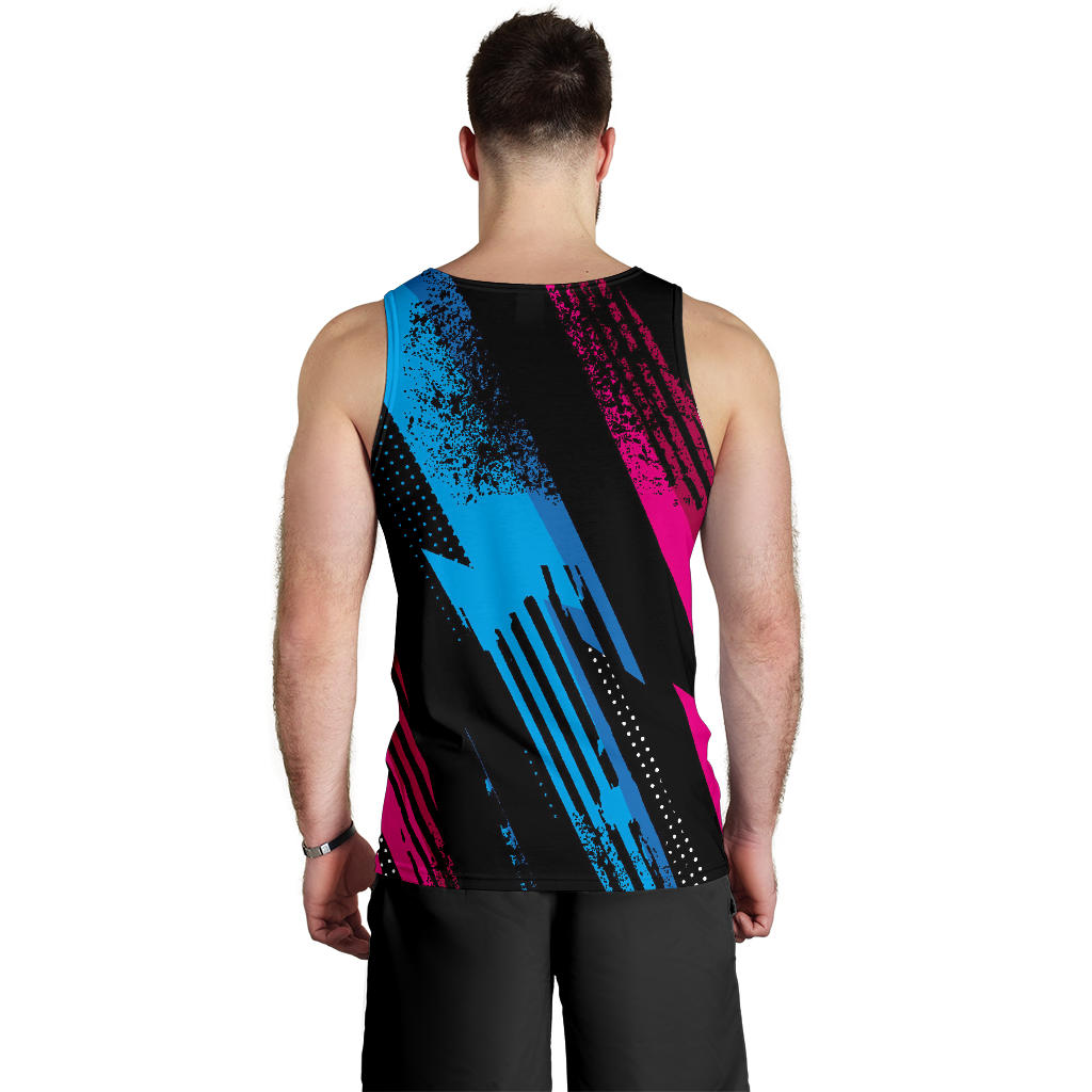 Colorful Racing Style Men's Tank Top – This is iT Original