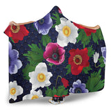 Romantic Flowery Dream Premium Hooded Blanket
