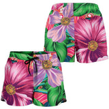 Flowery Pink Women's Shorts