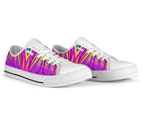 Racing Style Pink Colorful Vibes Low Top Shoe