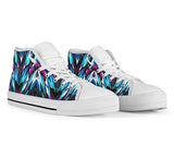 Racing Style Blue & Pink Vibes High Top Shoes