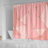 Glittering Marble Love Shower Curtain