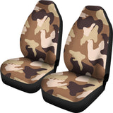 Simply Brown Camouflage Car Seat Cover