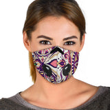 Special Purple Mosaic Mandala Vibes One Premium Protection Face Mask