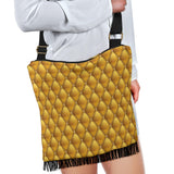 Exclusive Golden Pattern Crossbody Boho Handbag