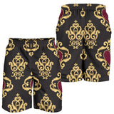 Luxury Royal Hearts Men's Shorts