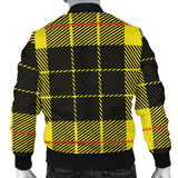 Yellow Tartan Passion Men's Bomber Jacket