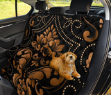 Royal Brown Love Pet Seat Cover