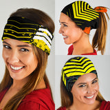 Racing Stripes Style Yellow Collection Bandana 3-Pack