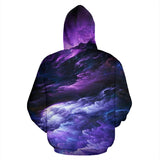 Purple Universe Zip Hoodie