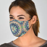 Mandala Design Good Vibrations One Protection Face Mask