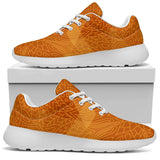 Orange Stars Sport Sneakers