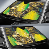 Energizing Neon Dots Auto Sun Shades