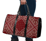 Special Maroon Wine Color Bandana Style Travel Bag
