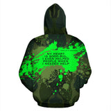 My heart is sooo big. Army Fashion Camouflage Design Hoodie