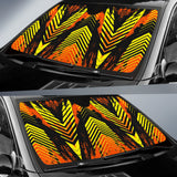 Racing Style Orange & Black Stripes Vibes Auto Sun Shades