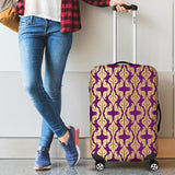 Purple Baroque Luggage Cover