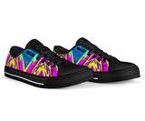 Racing Style Blue & Colorful Pink Vibes Low Top Shoe