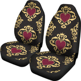 Luxury Royal Hearts Car Seat Cover