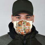 Luxurious Paisley Floral Design Art Protection Face Mask
