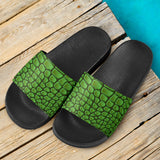 In Love With Crocodile Slide Sandals